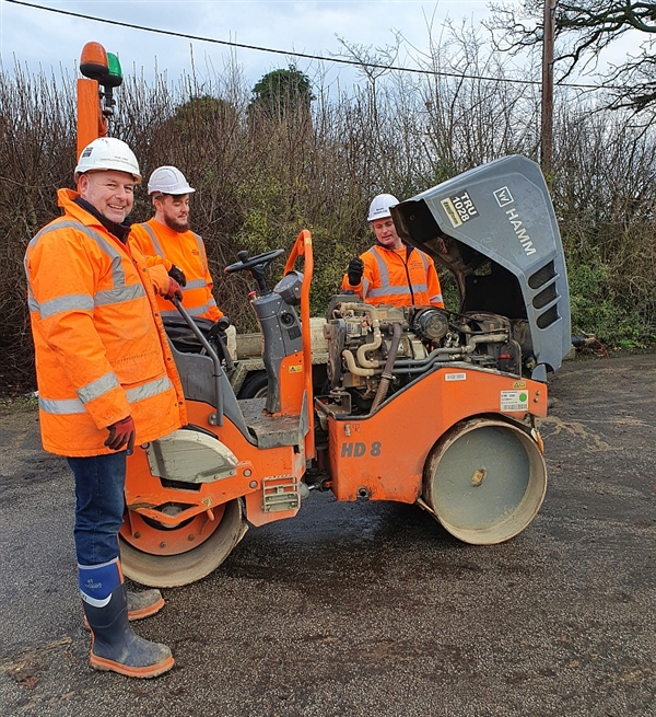 On a Roll with Training - Qualified Surfacing Contractors in Suffolk