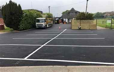 recreation ground parking area resurfacing